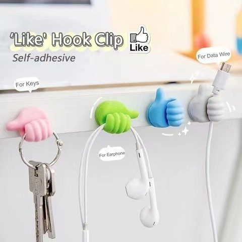 Sale- SAVE 48% OFF - 5 Pcs set Creative Thumbs Up Wall Hook- buy 5 get 5 free