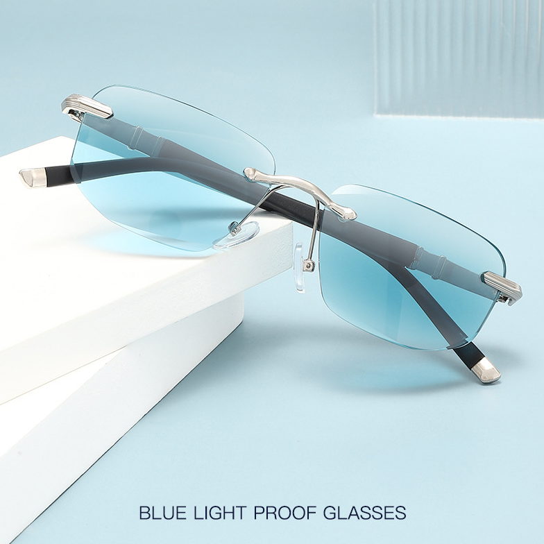 Sapphire High Hardness Anti-Blue Light Far and Near Presbyopic Sunglasses