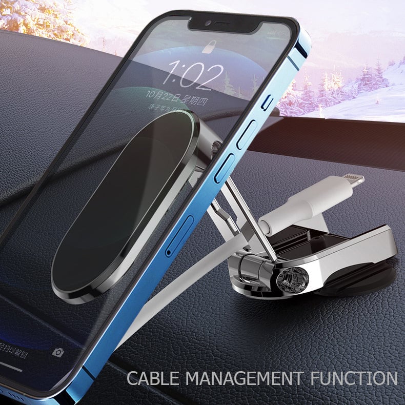 Sciuli 2022 New Alloy Folding Magnetic Car Phone Holder