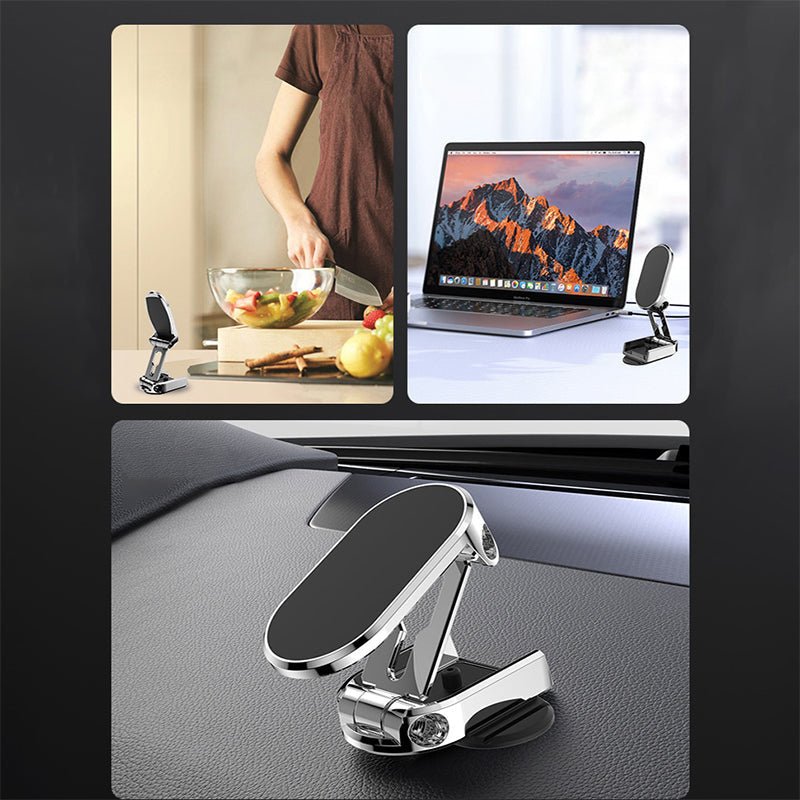 Sciuli 2022 New Alloy Folding Magnetic Car Phone Holder