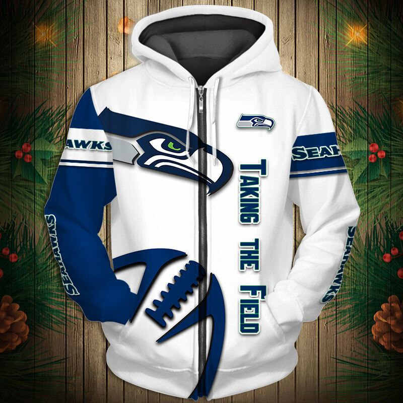 SEATTLE SEAHAWKS 2022 NEW 3D GRAPHIC HOODIE