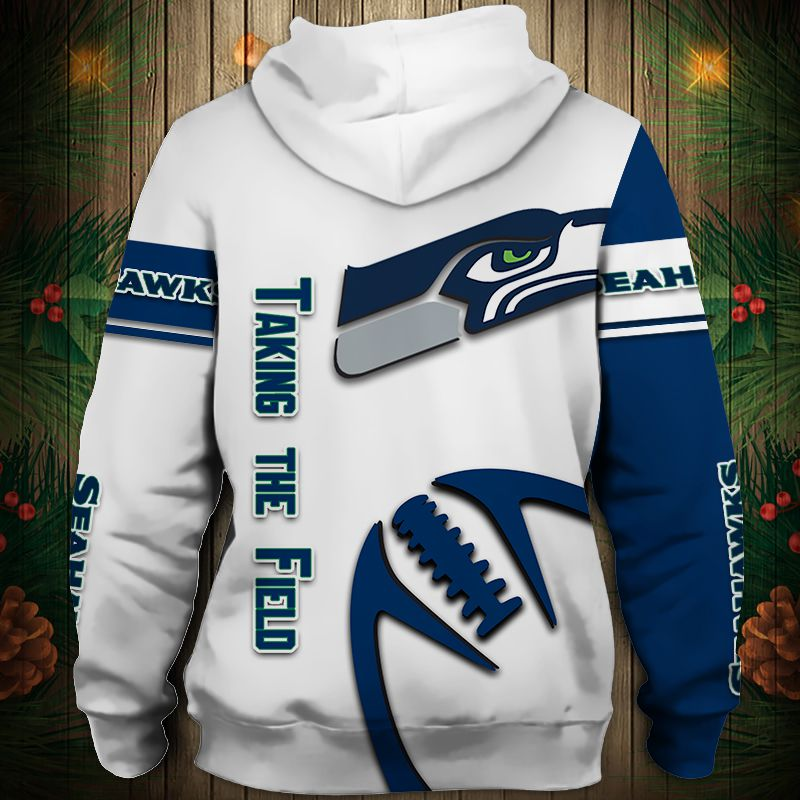 SEATTLE SEAHAWKS 2022 NEW 3D GRAPHIC HOODIE