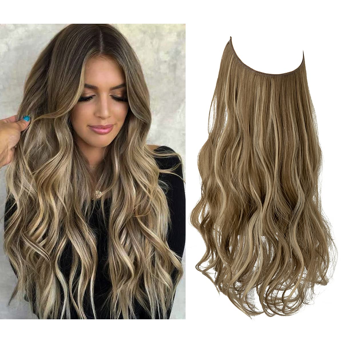 Beauty Bello Secret Hair Invisible Halo Hair Extensions