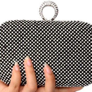 Shimmer Studded Clutch Bag