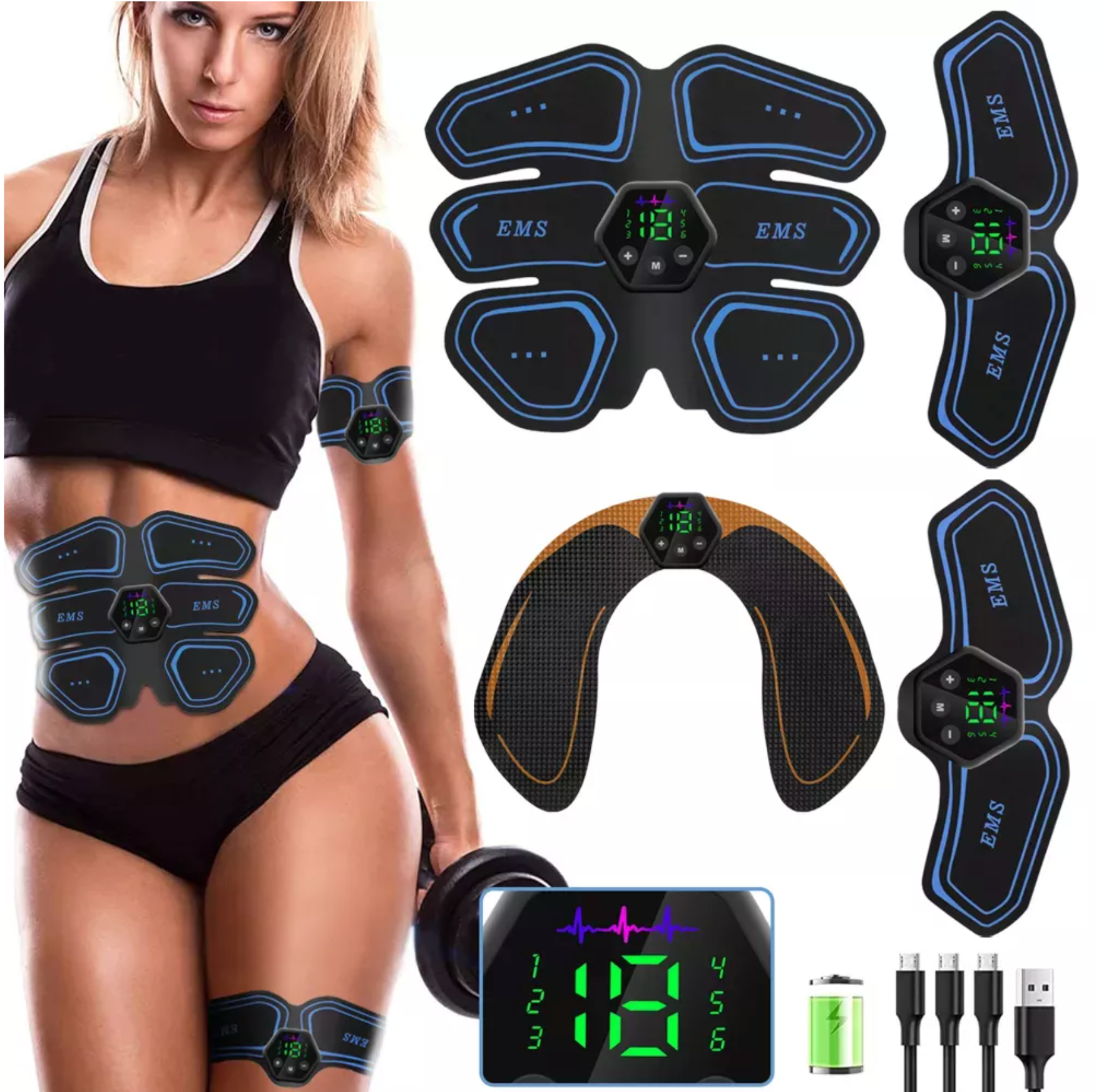 Shopfitfirst EMS Wireless Muscle Stimulator - Unisex Full Body Set