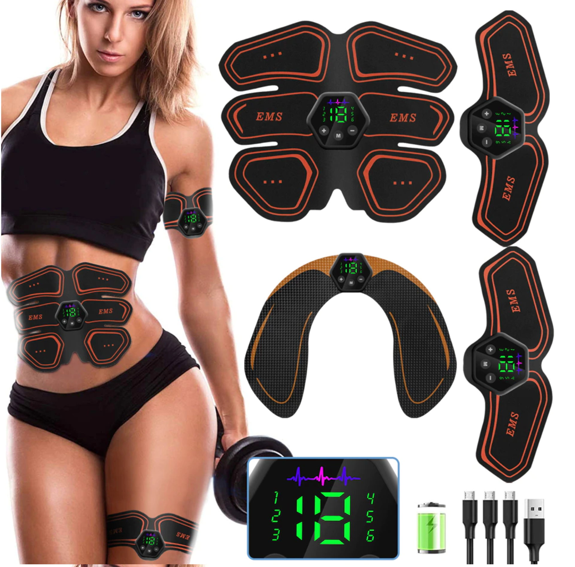 Shopfitfirst EMS Wireless Muscle Stimulator - Unisex Full Body Set