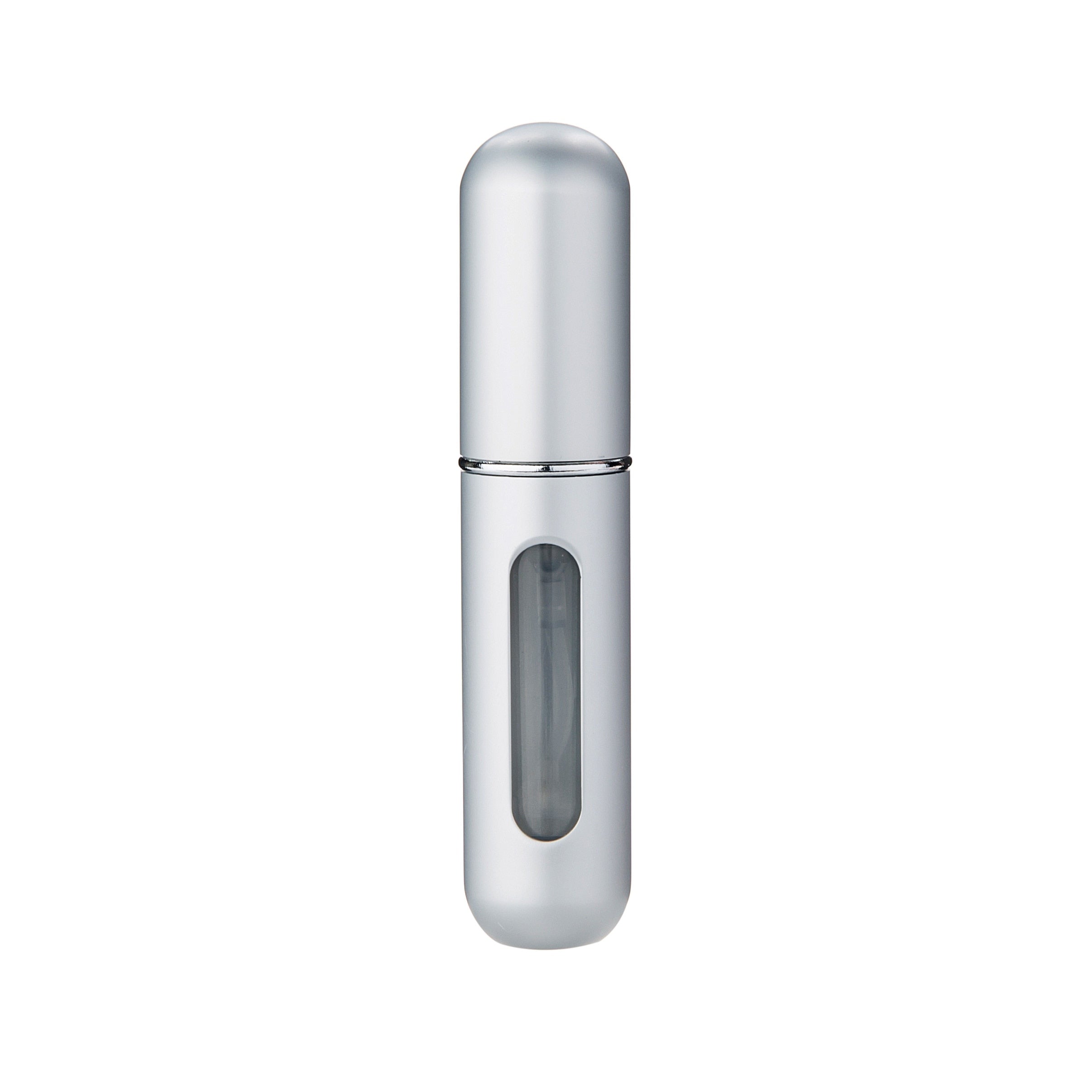 Silver - 5ml Portable Mini Refillable Perfume Bottle - Travel Spray Atomizer Bottle