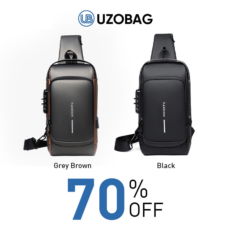 Skye Secret UzoBag - USB charging sport sling Anti-theft shoulder bag