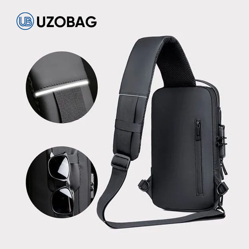 Skye Secret UzoBag - USB charging sport sling Anti-theft shoulder bag