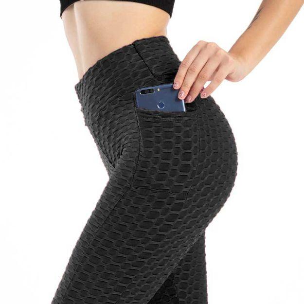 Slide Leggings Booty Lifting Leggings with Pockets