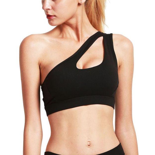 Slide Leggings One Shoulder Sports Bra