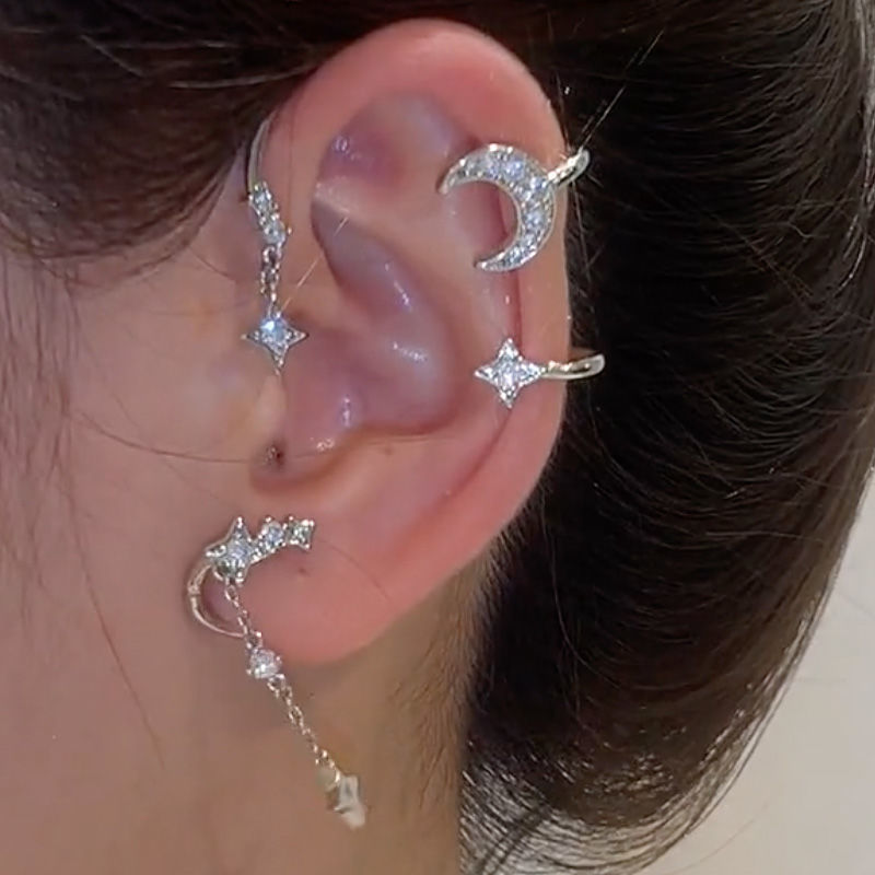 Solana Gems Moon Ear Cuff