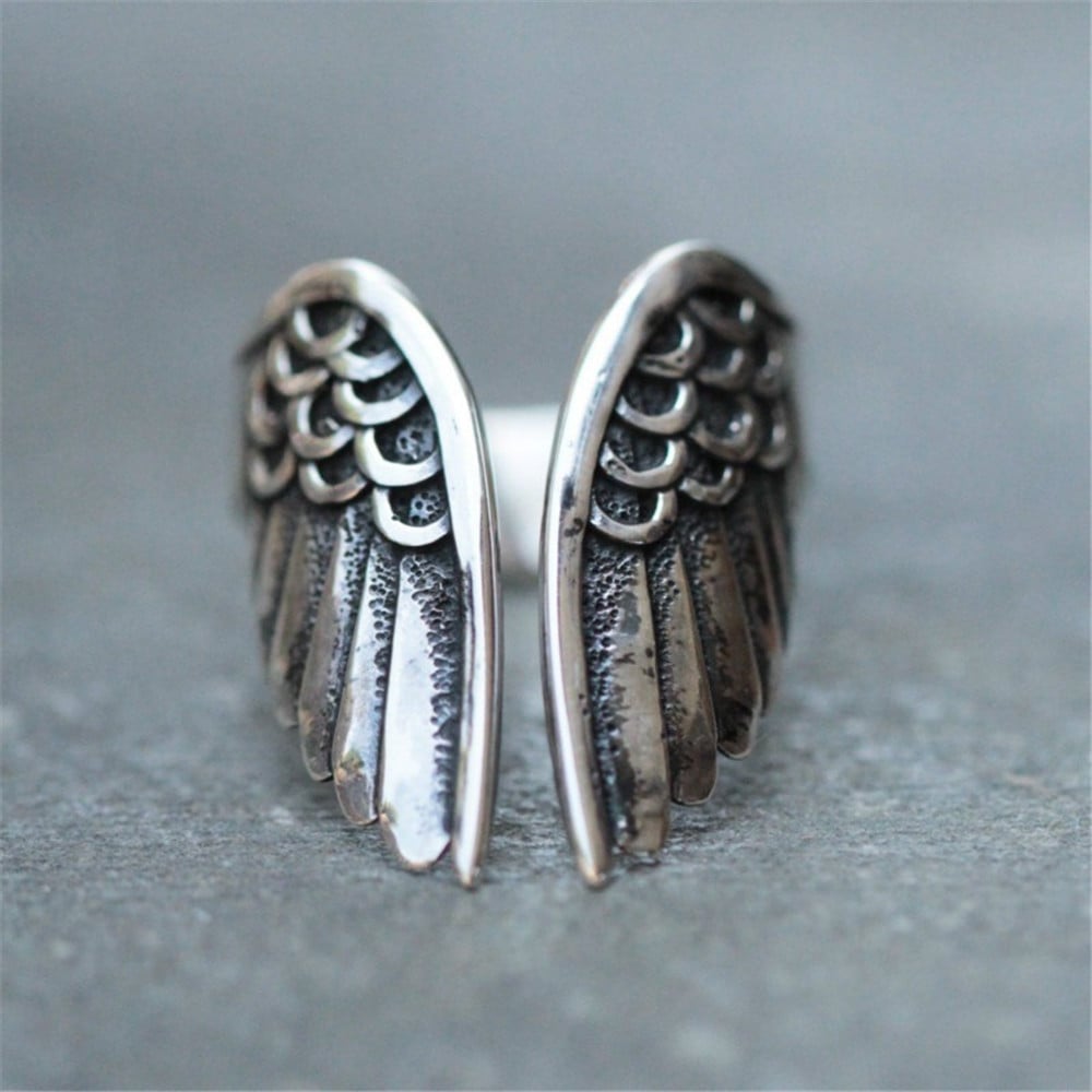 Special 49% OFF -  Angel Wings Silver Ring