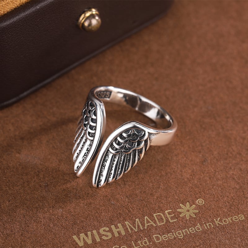 Special 49% OFF -  Angel Wings Silver Ring