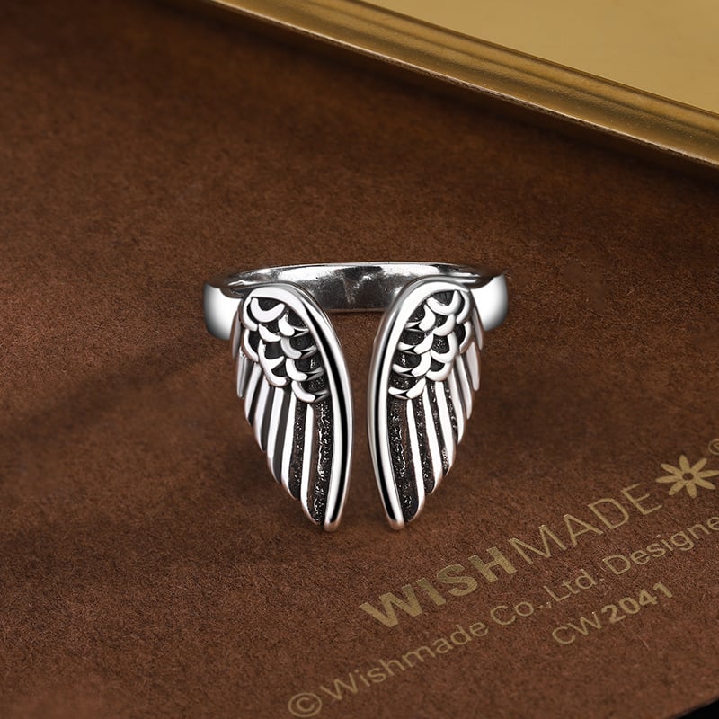 Special 49% OFF -  Angel Wings Silver Ring