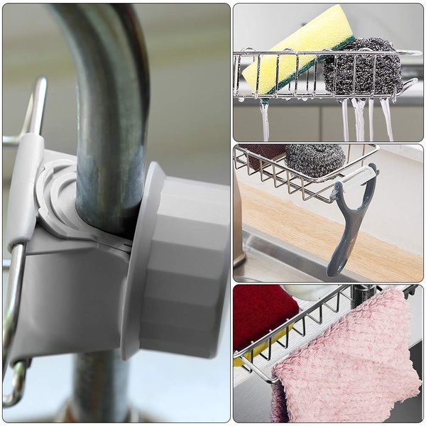 Stainless Steel Faucet Rack-A Perfect Storage Accessory for Your Kitchen