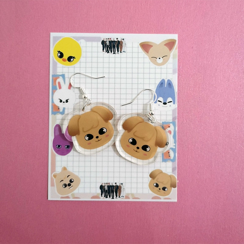 Stray Kids SKZOO Acrylic Earrings