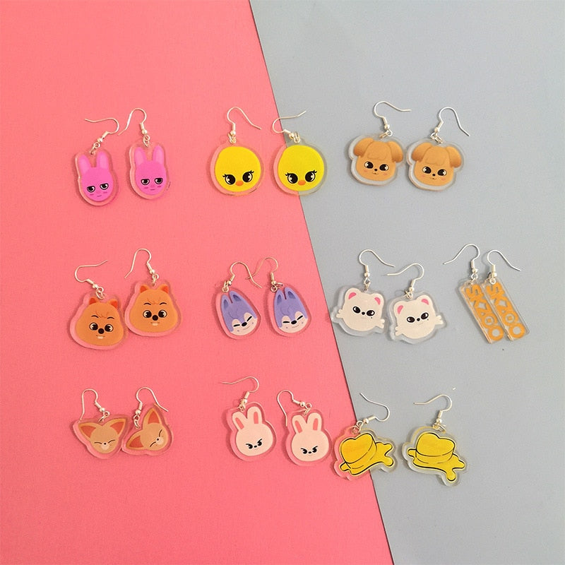 Stray Kids SKZOO Acrylic Earrings