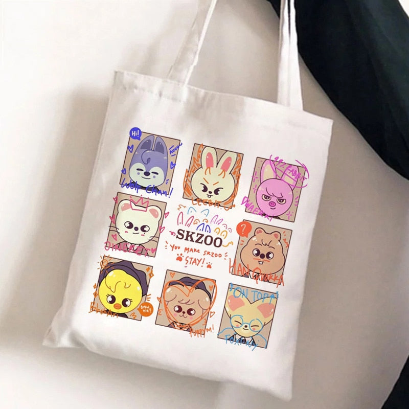 Stray Kids SKZOO Tote Bag