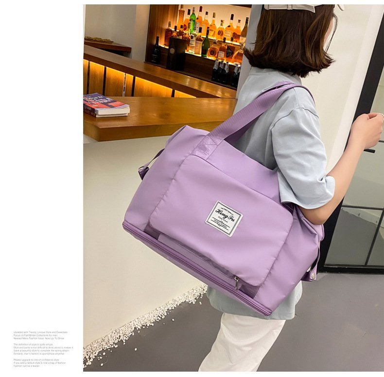 (Summer Hot Sale)New Foldable Dry/Wet Separation Travel Bag