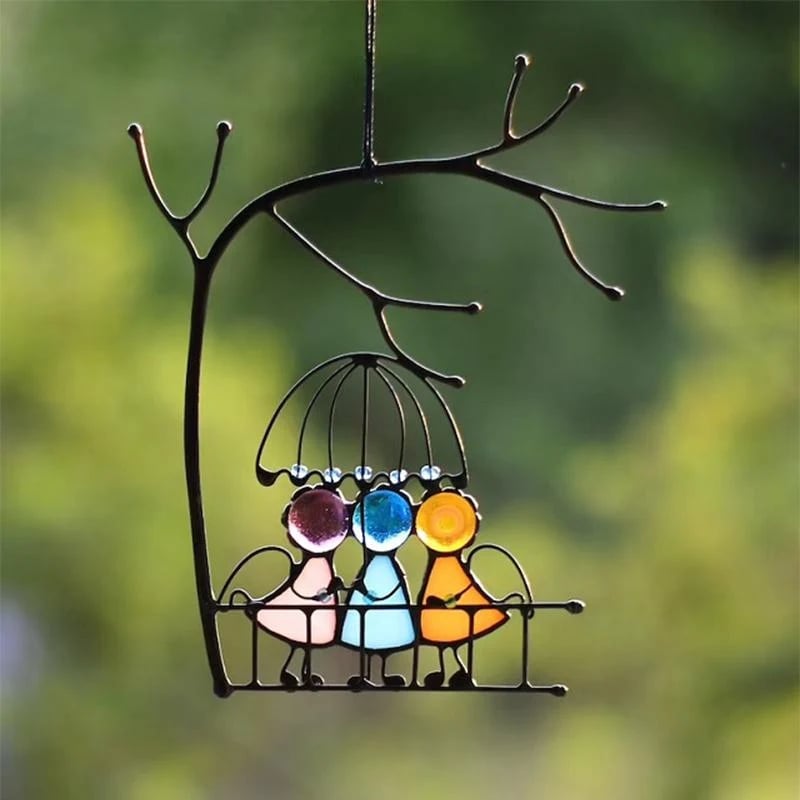 Suncatcher Stained Glass Art Window Hangings