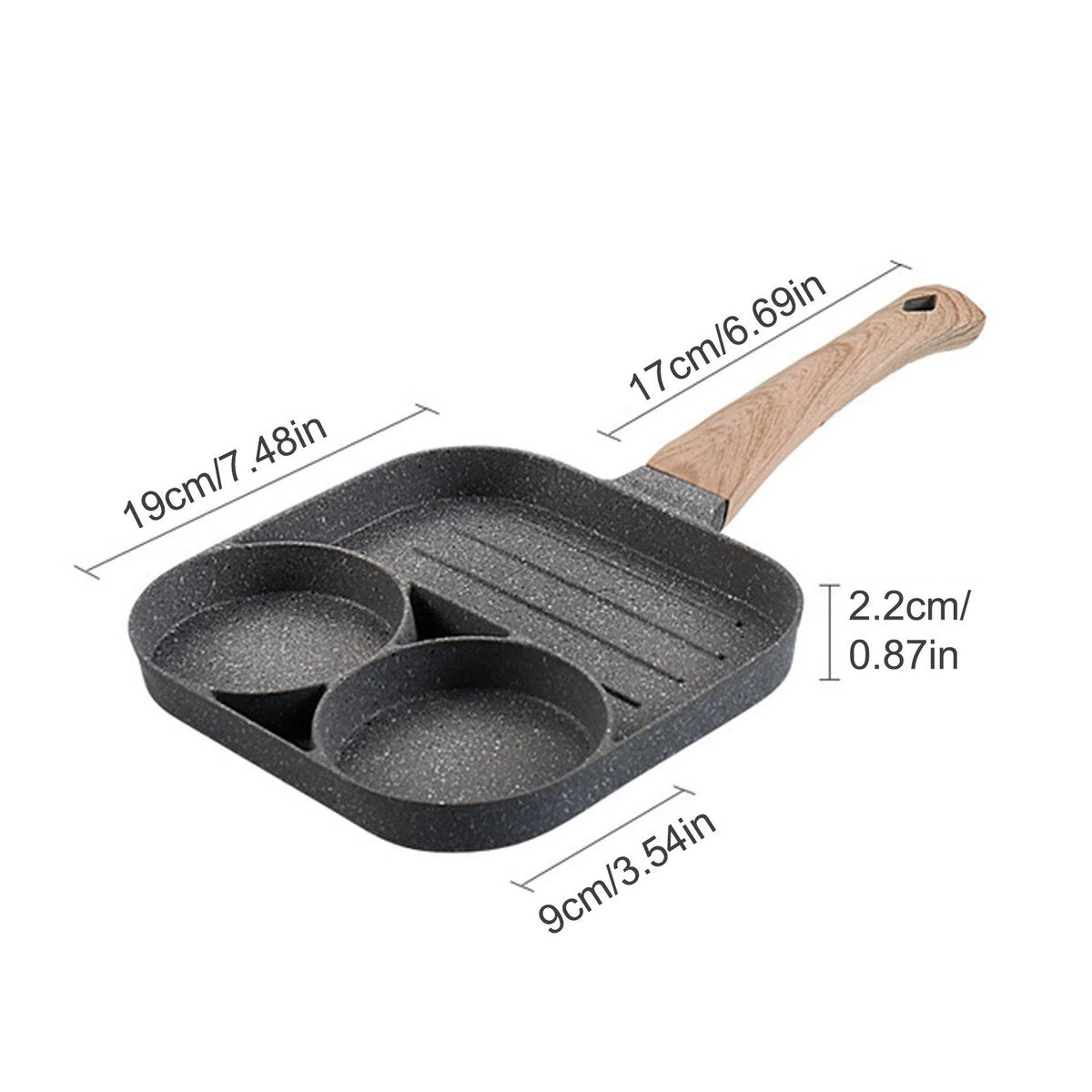 Swiss Granite Coating Nonstick Egg Frying Pan