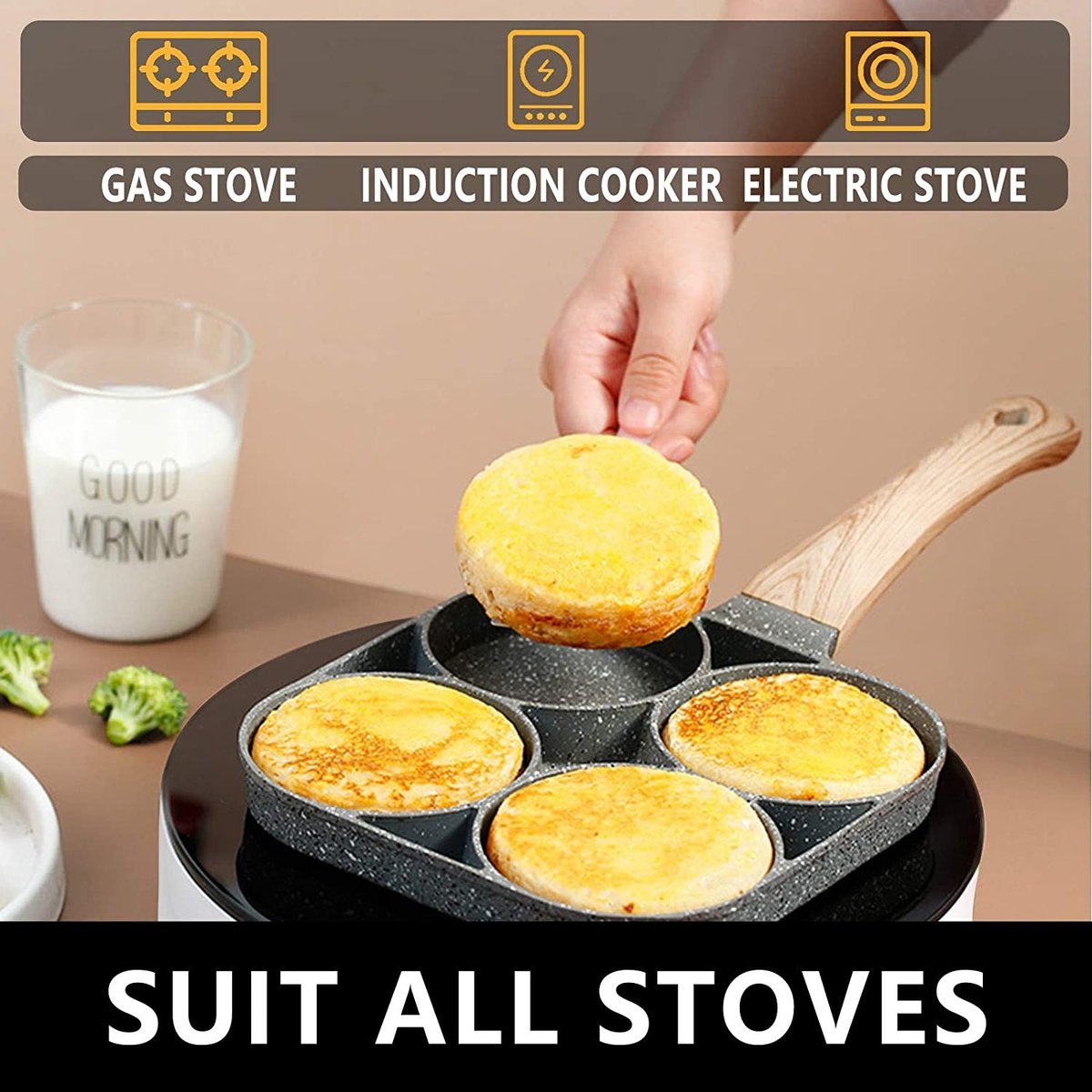 Swiss Granite Coating Nonstick Egg Frying Pan