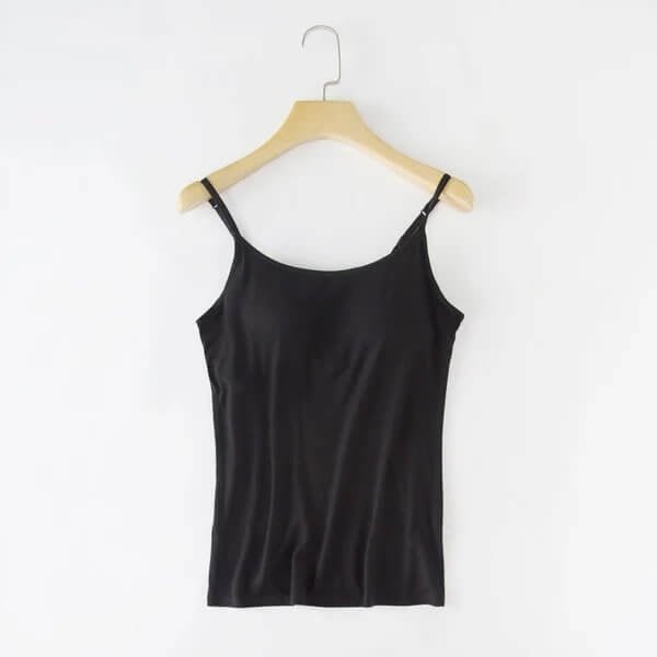 Tank With Built-In Bra With Adjustable Straps