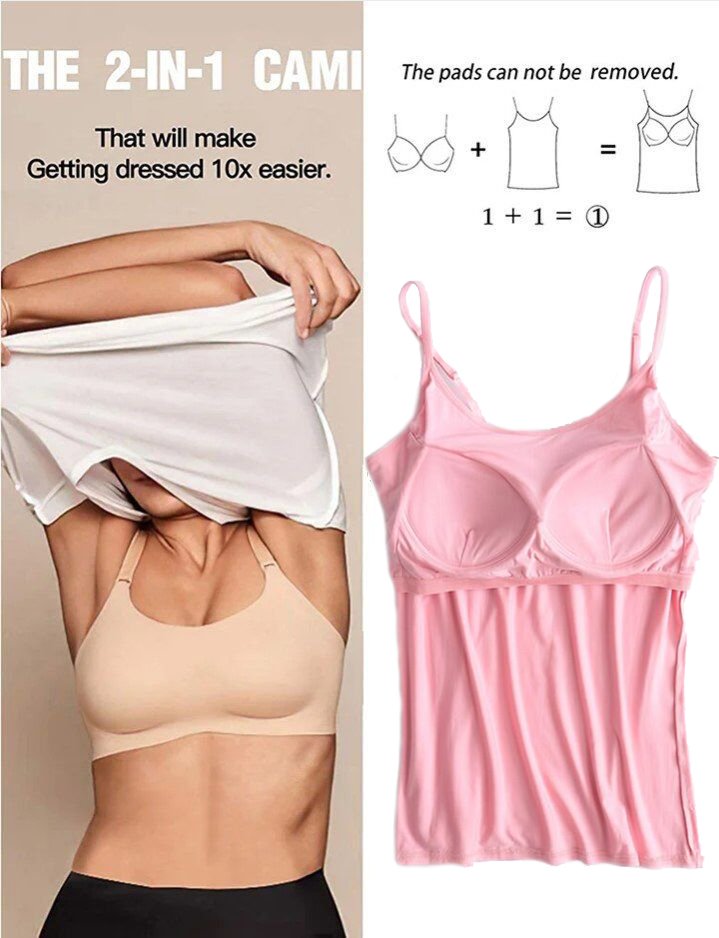 Tank With Built-In Bra