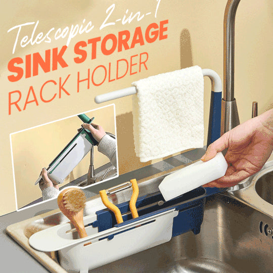 Telescopic Sink Storage Rack