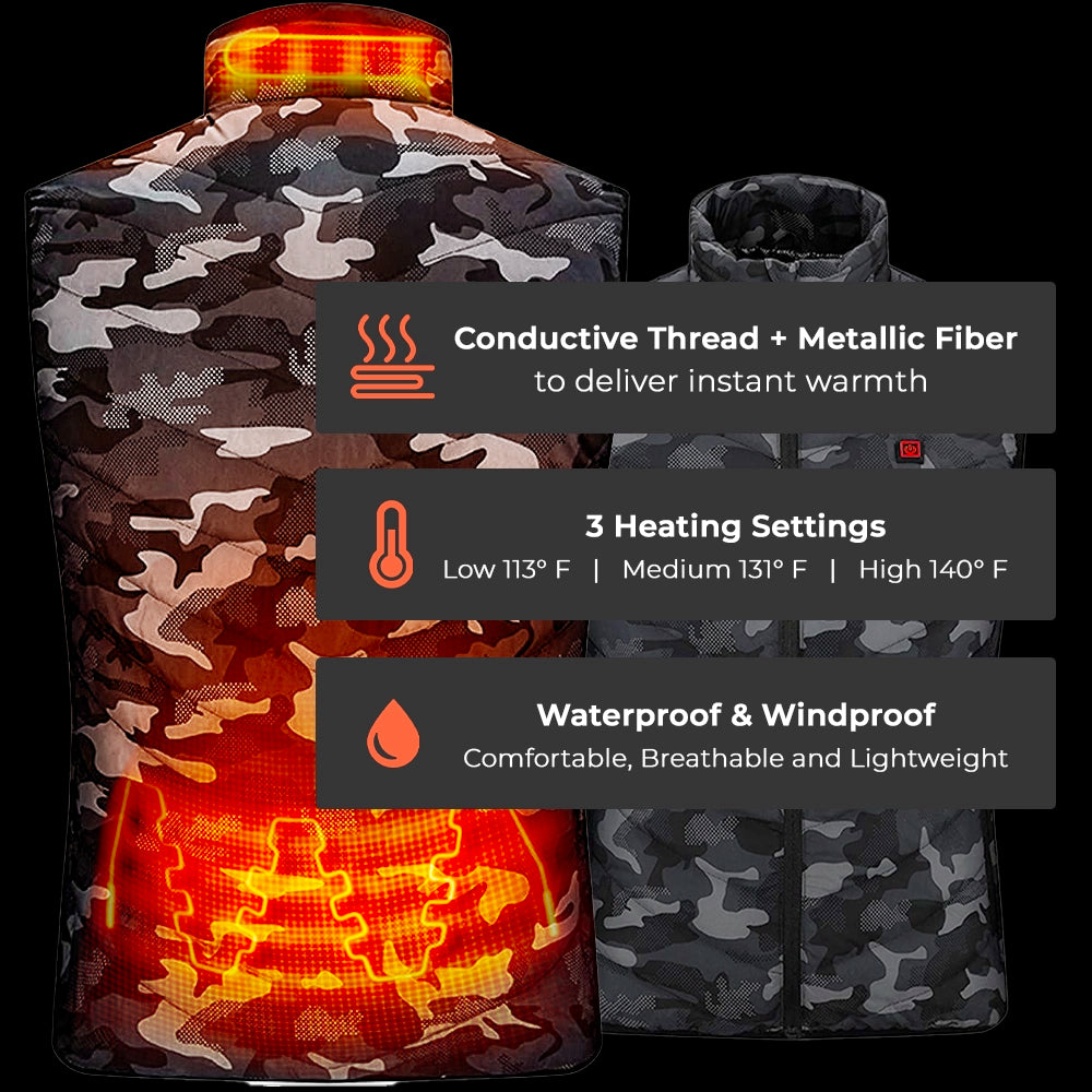 The PolarWear™ Heated Vest for Hunters