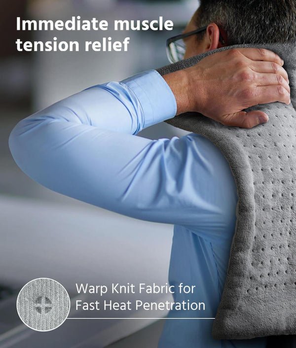 THE REVOLUTIONARY MASSAGE WEIGHTED HEATING PAD