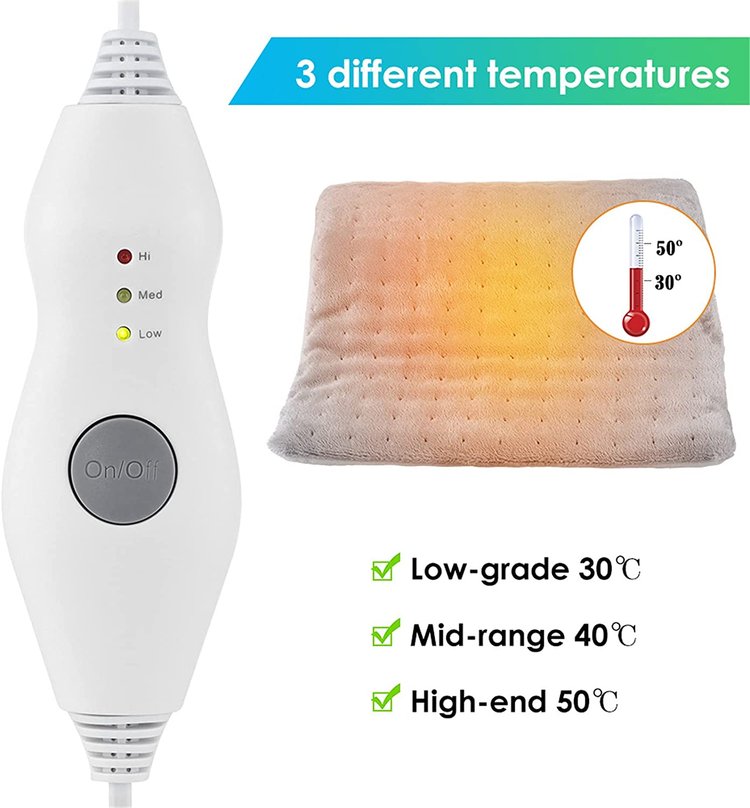 THE REVOLUTIONARY MASSAGE WEIGHTED HEATING PAD