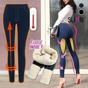 Thermal Fleece Denim Jeggings