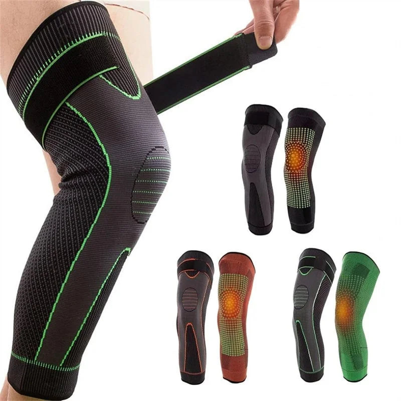 Tourmaline acupressure self-heating knee sleeve