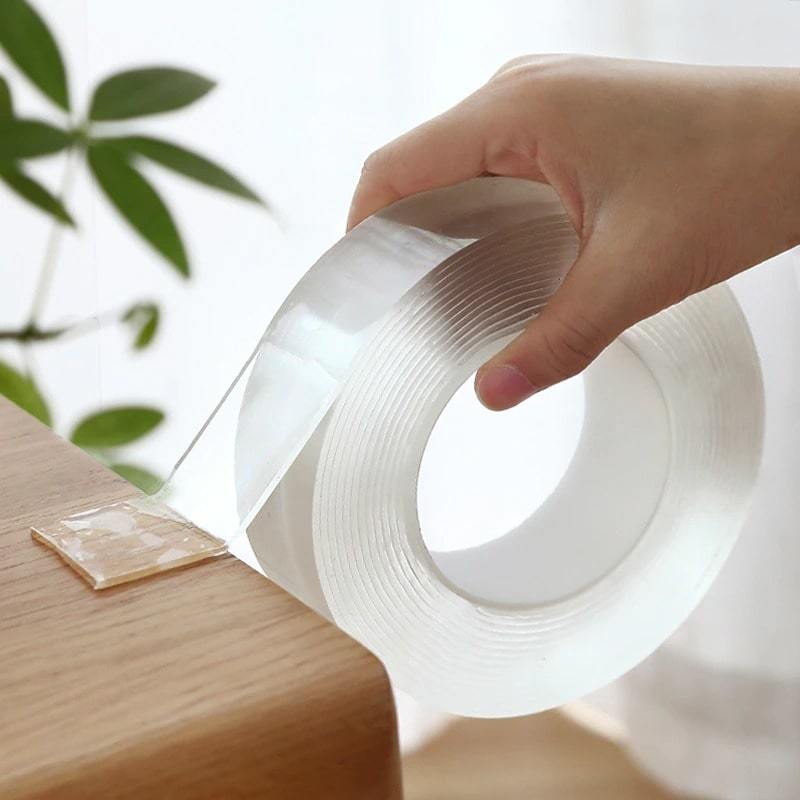 Transparent Non-marking Double-sided Nano Tape - Reusable Tape