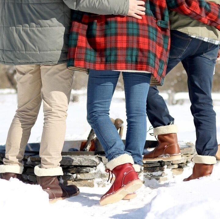 Vintage Buttery-soft Waterproof Wool Lining Boots