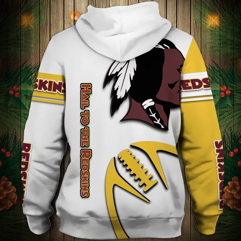 WASHINGTON REDSKINS 2022 NEW 3D GRAPHIC HOODIE