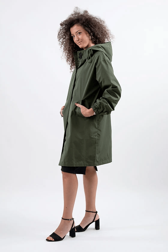 Waterproof Oversized Hooded Windbreaker Rain Jacket