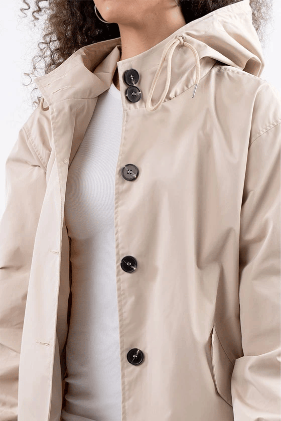 Waterproof Oversized Hooded Windbreaker Rain Jacket