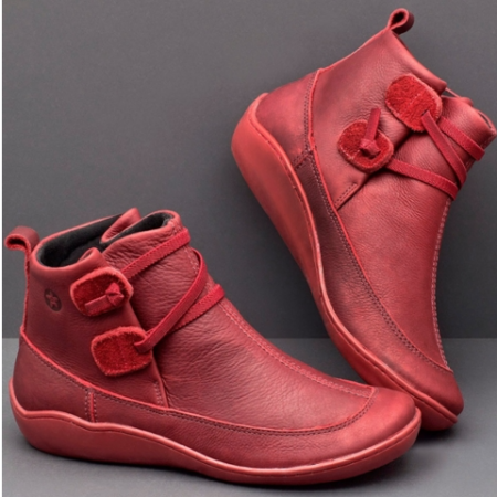 Winter Comfy Orthopedic Leather Warm Boots - SHOCK SALE for a limited time!