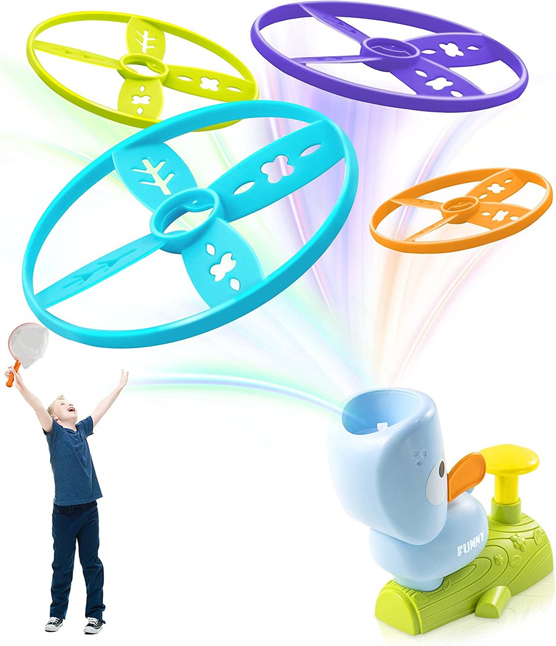 Winter Sale 50% OFF  Flying Disc Launcher Toy for Kids