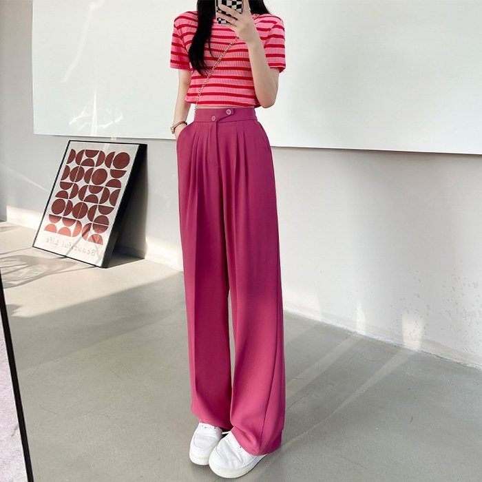 Woman's Casual Full-Length Loose Pants