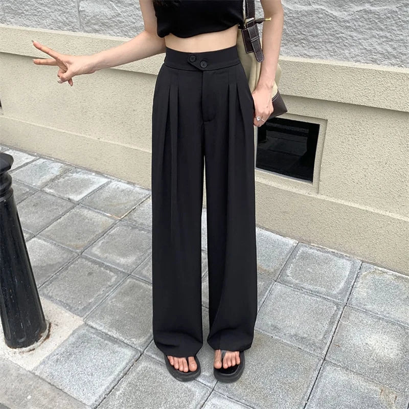 Woman’s Casual Full-Length Loose Pants