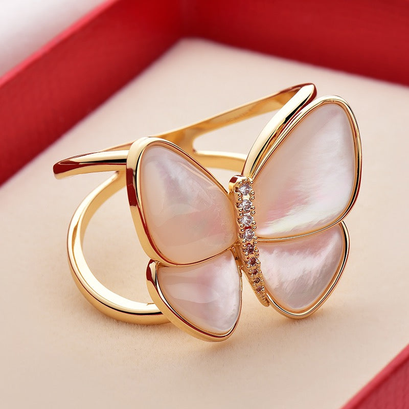 Women's Elegant Pearl Floral Scarf Ring Clip Buy 3 Get 1 Free