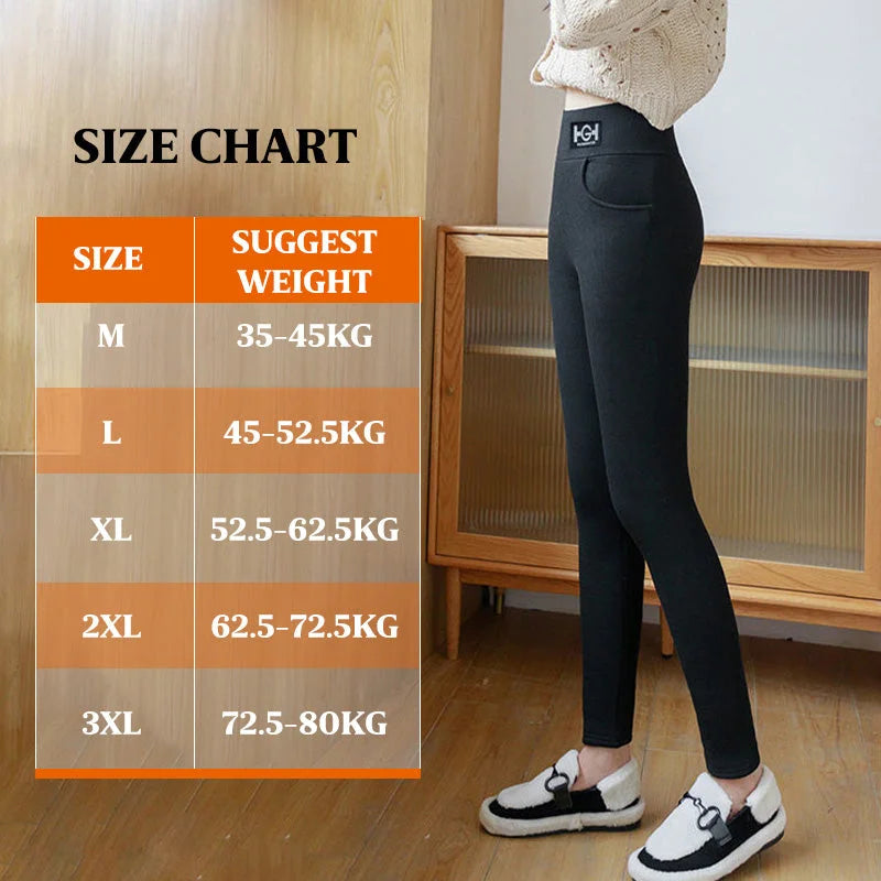 Women’s Fashionable Thermal Cashmere Slim Pants