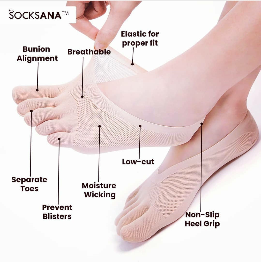 Women's Toe Socksana