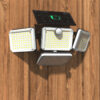 Zalap 4 Heads Solar Power Motion Sensor Flood Lamp