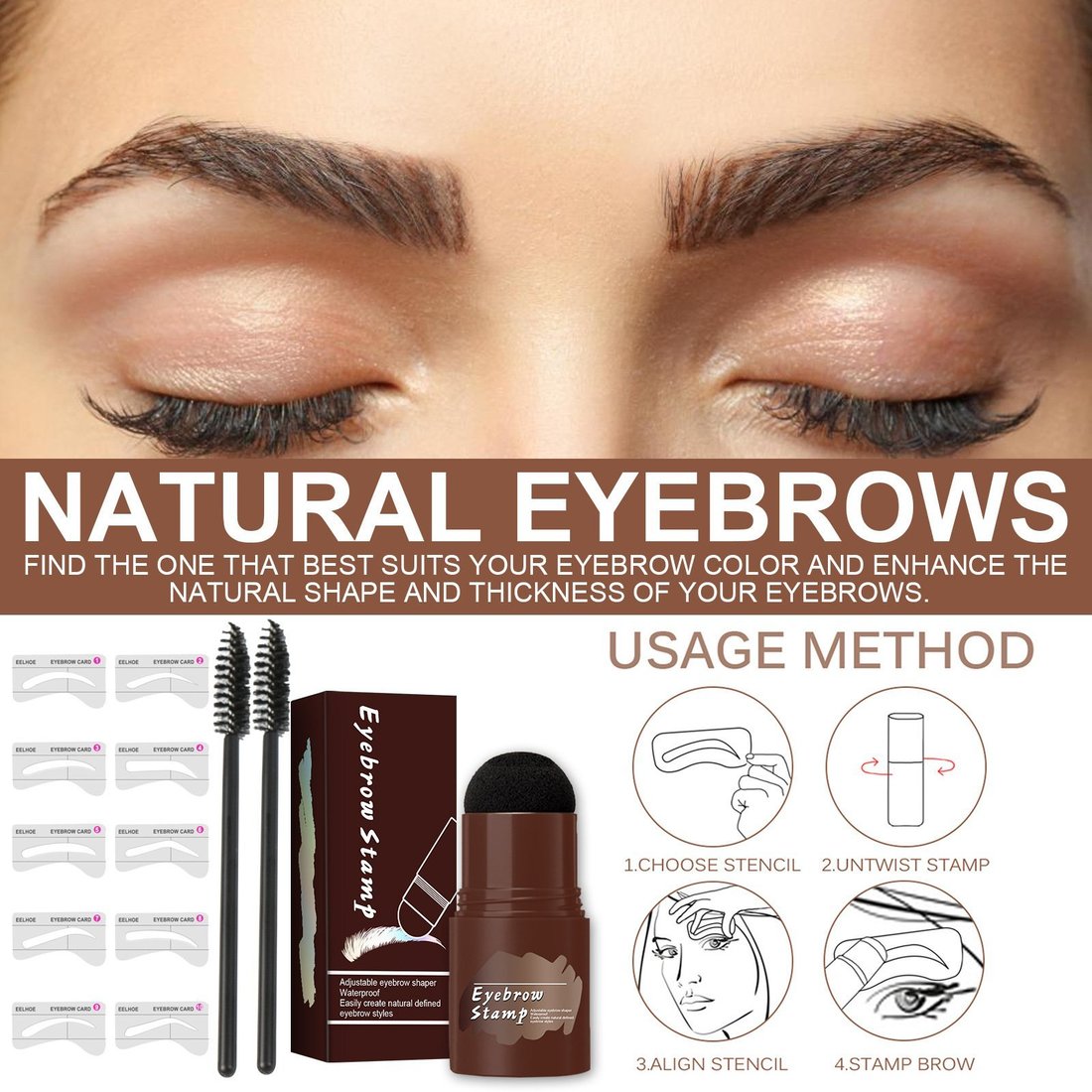 2023 New Product Promotion - Perfect Brows Stencil & Stamp Kit