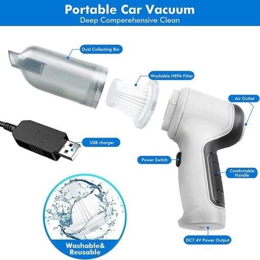 (2023 Per Promotion- SAVE 48% OFF)Wireless Handheld Car Vacuum Cleaner